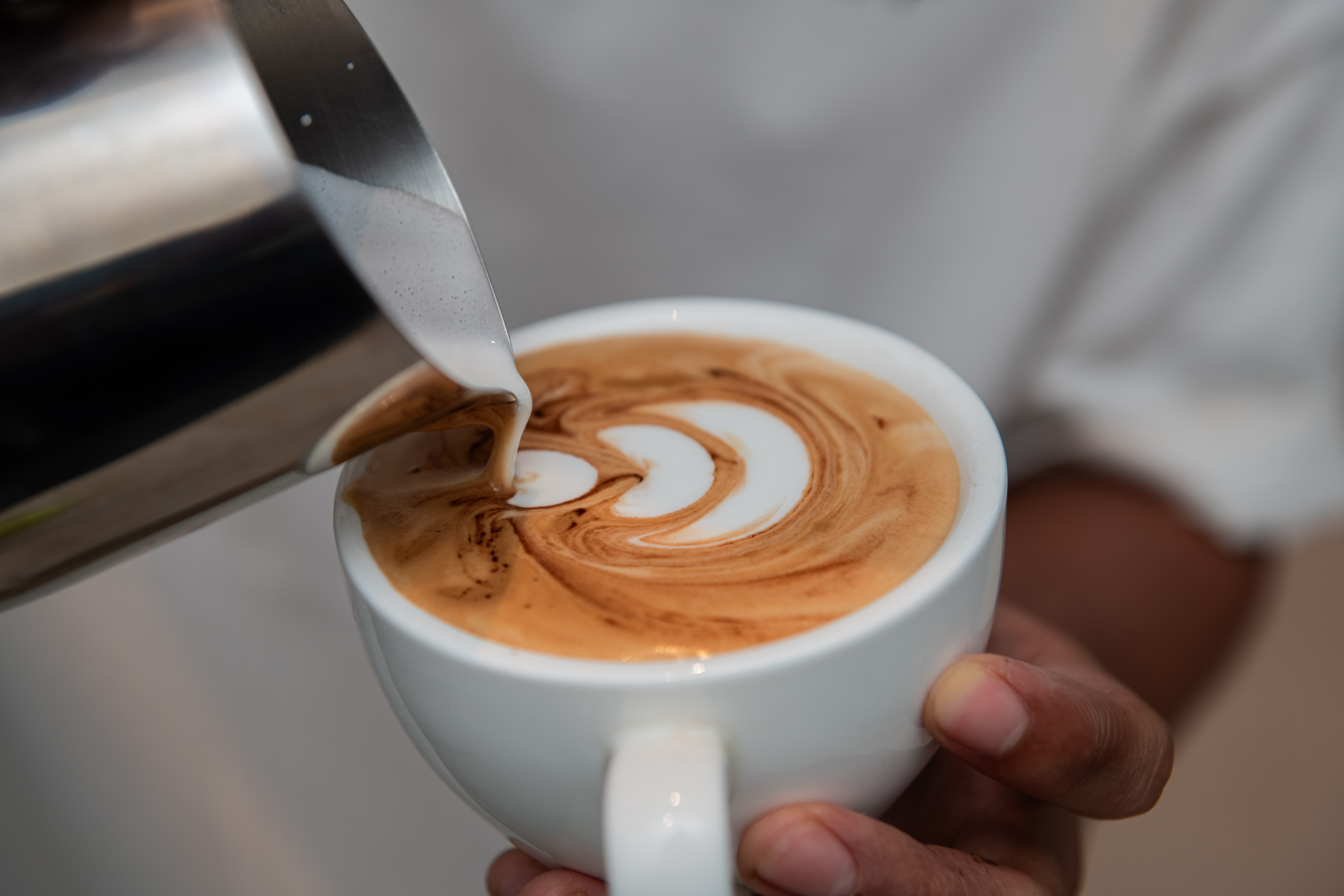 Round One, the on-site coffee shop and restaurant