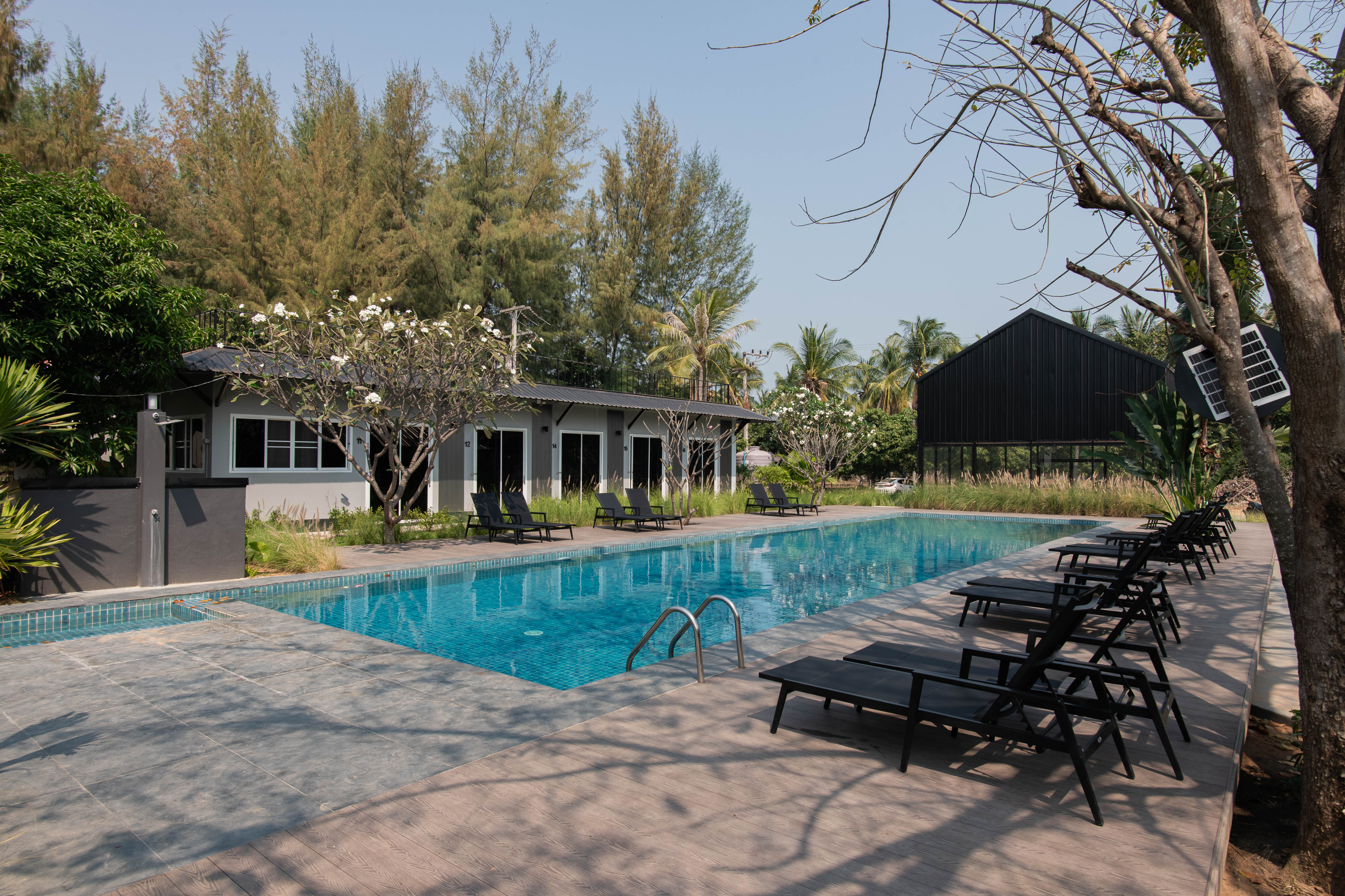 The twenty-metre lap pool
