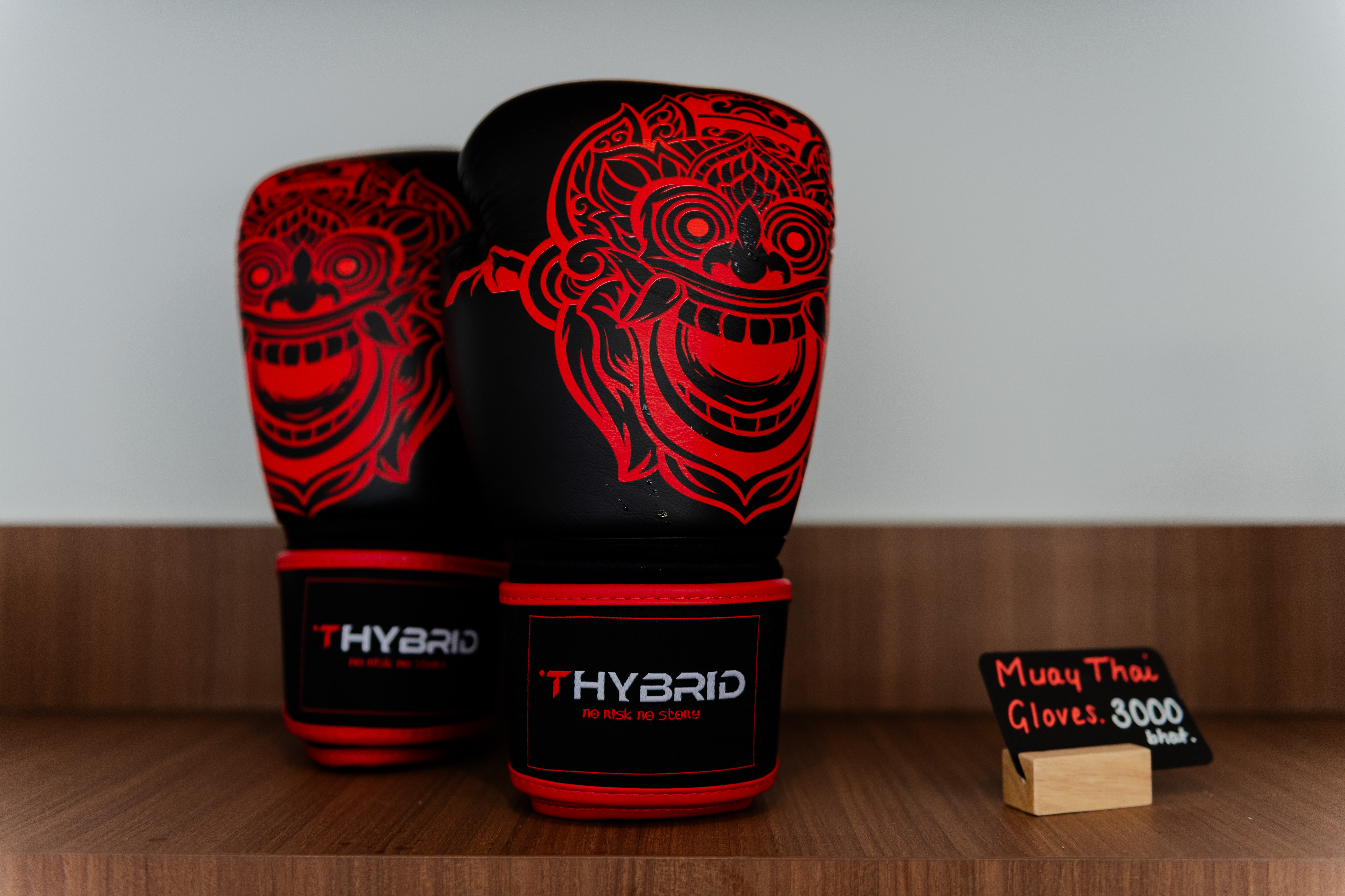 Thybrid branded merchandise, gloves and gear