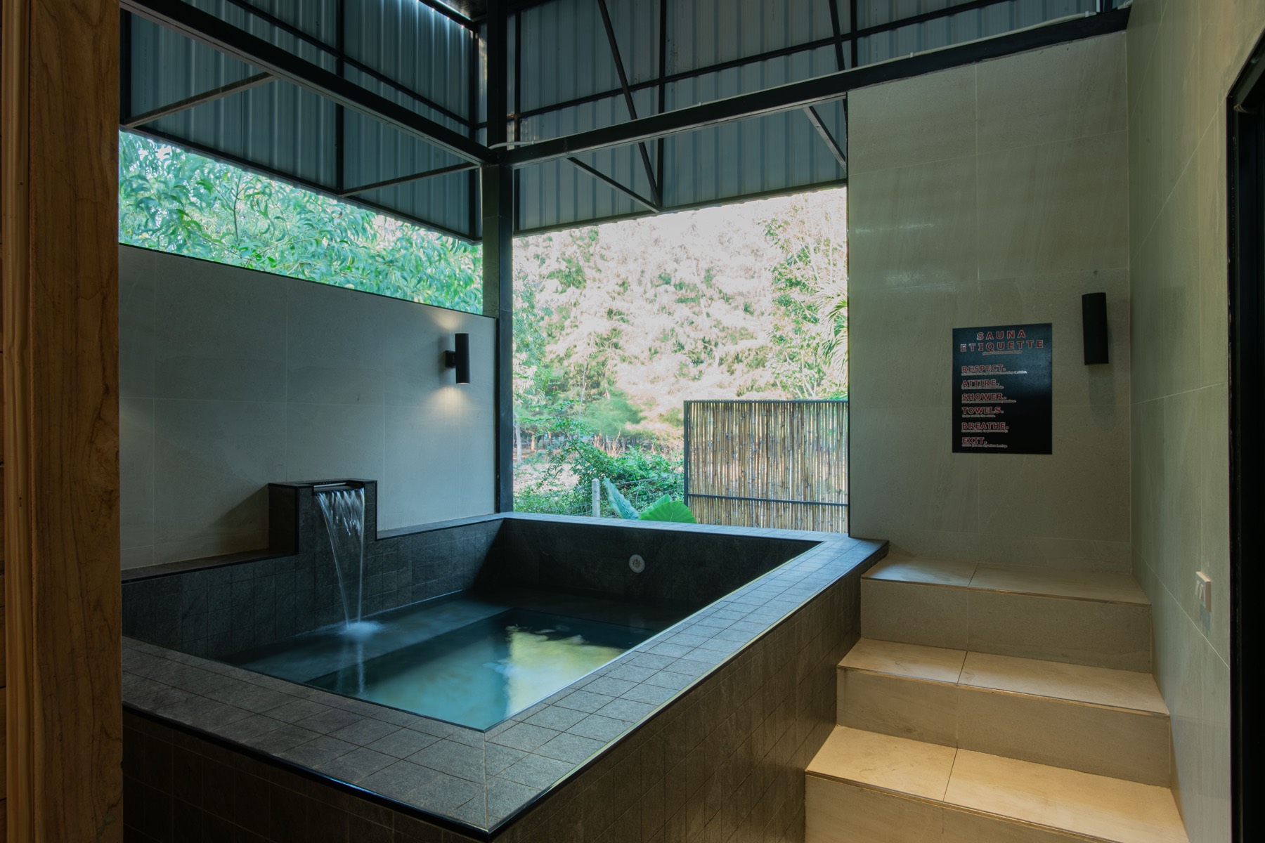 The ice bath, paired with the sauna after training